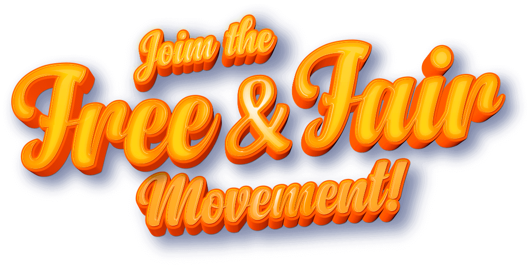 Free & Fair Logo